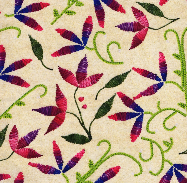 Prairie Petals Cotton- AM-PP01-SAND