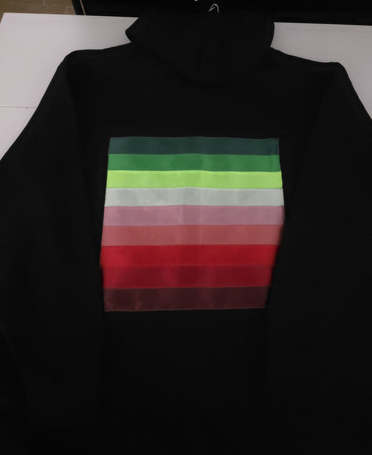 2XL Ribbon Hoodie Zip Up