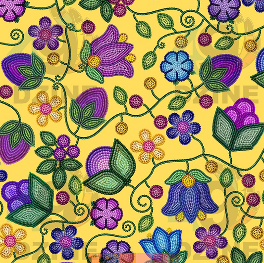 Bloom Uplift Yellow Fabric