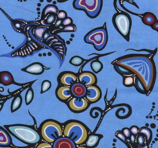 Ojibway Florals- JT-OF06-SKY