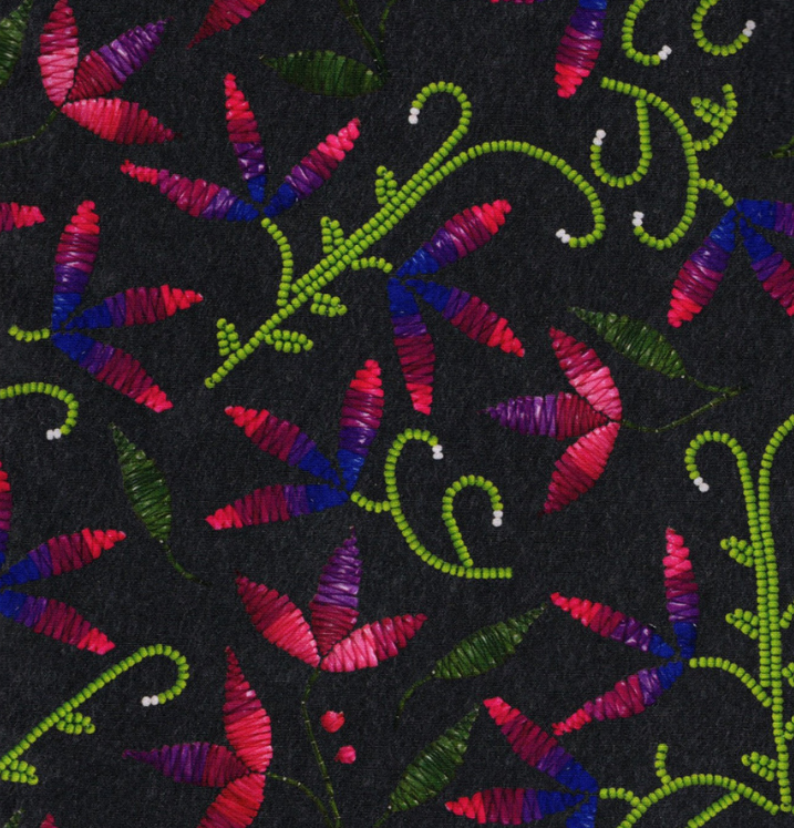 Prairie Petals Cotton- AM-PP01-BLAK