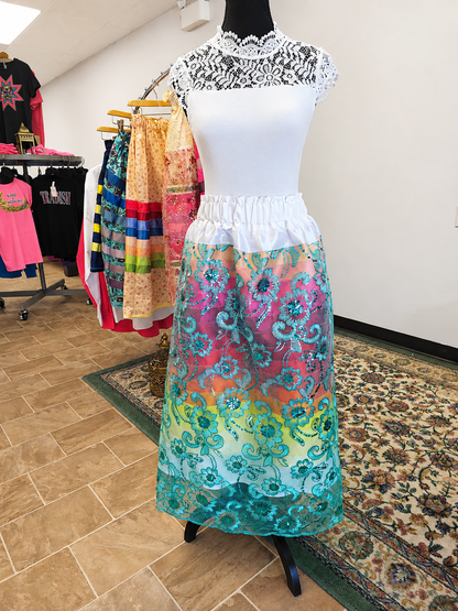 Dessert Rose Ribbon Skirt